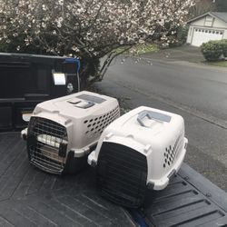 Small Dog Cat Rabbit Bunny Kennel Crate Carrier Like New 24" L by 14” W by 14” $25 Each
