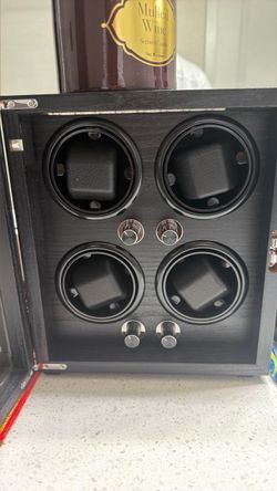 4-Slot Automatic Watch Winder Box