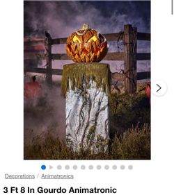 Spirit Halloween 3 Ft 8 In Gourdo Animatronic new in box
