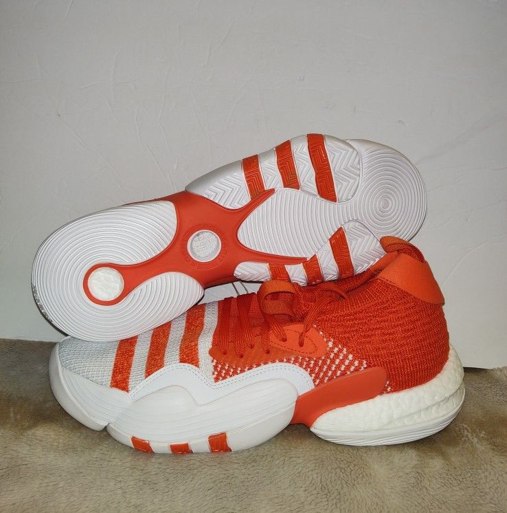 Adidas Trae Young Basketball Orange White HQ6210Mens Size 13
