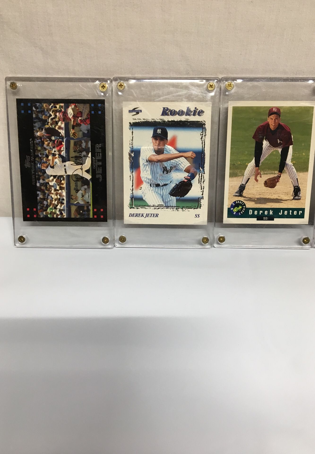 Baseball cards of Justin Verlander, Russell Westbrook rookie cards and more