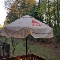 Bass Beer Umbrella Outdoor Patio Furniture