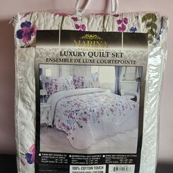 Brand new 100%cotton quilt Set