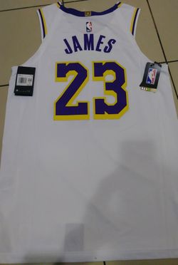 Authentic Lebron James Lakers Jersey