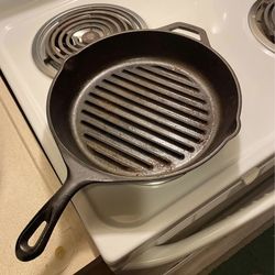 Lodge Cast Iron Grill Skillet