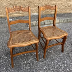 Antique Cane Chairs 