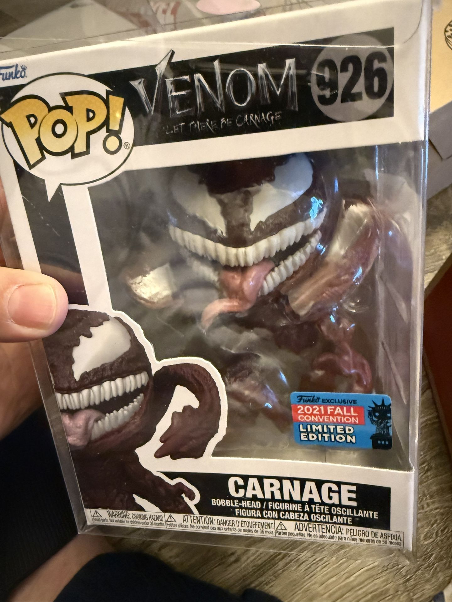Funko Pop Venom Carnage 926 