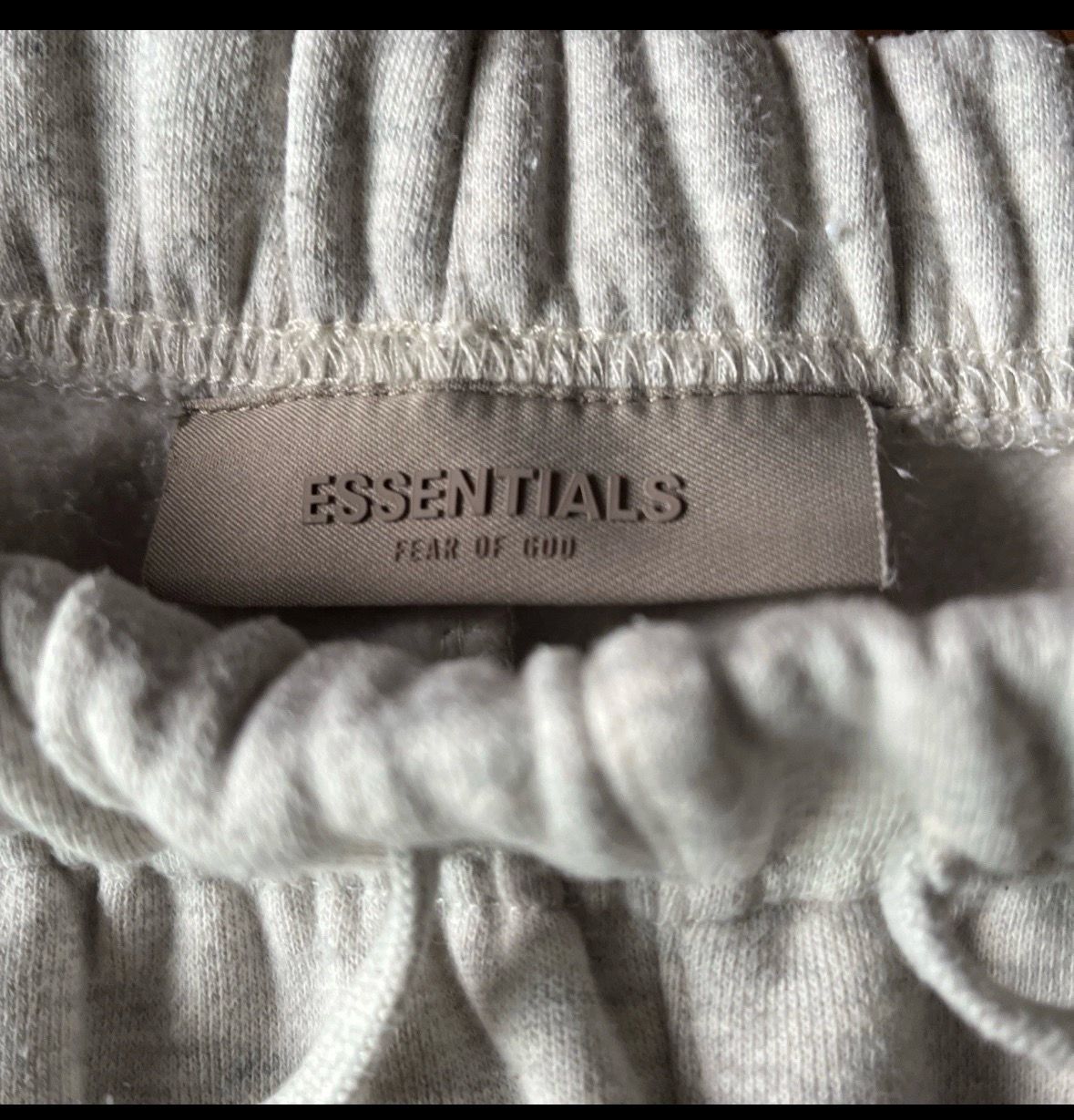 Light grey essential shorts size “XL”