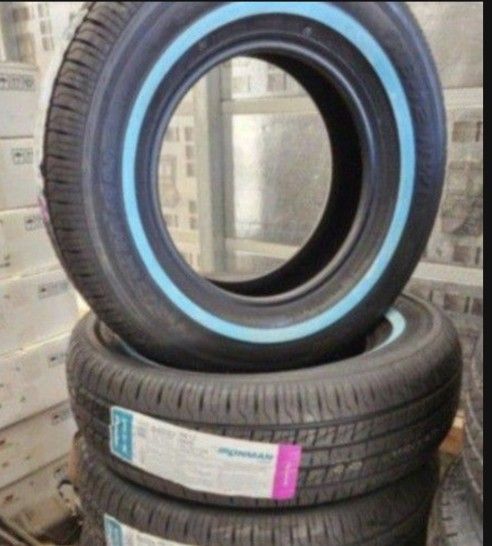 4 New 225-70-15 Ironman RB12 NWS 1" One inch White Wall Whitewall Tires 225/70 R15 Inch Tire FREE Same Day Delivery To Most Inland Empire Locations