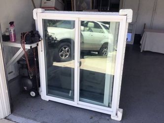 2 Vinyl New Construction Single Hung Windows 47 1/4" x 53 1/2"