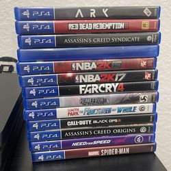 PS4 Game Bundle – 10 Games