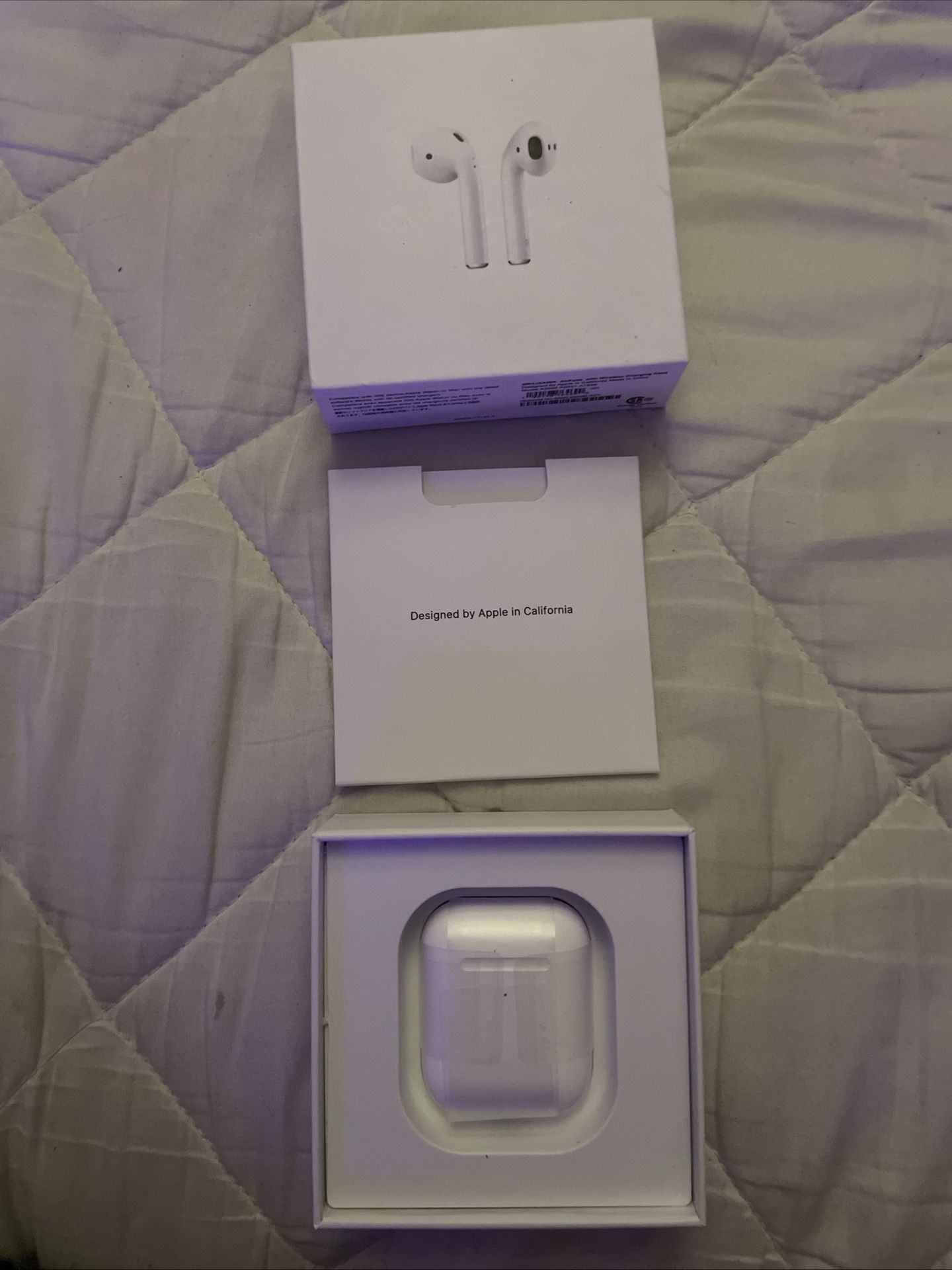 Apple AirPods 2nd Generation with Wireless Charging Case - White - MRXJ2AM/A