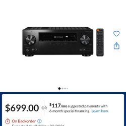 Pioneer VSX-935 NEW 8K SUPER CLEAN PIC OBO