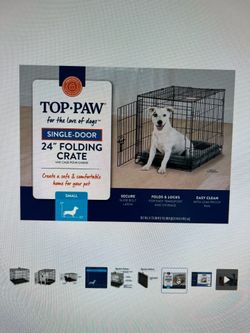 Top Paw 24" Folding Pet Crate