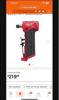 Milwaukee M12 Right Angle Die W/FREE 2.5 Battery $220 New in Box