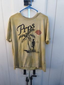 RARE🔥 PRPS Large T-Shirt Men's Graphic Logo Streetwear Bruised Never Broken