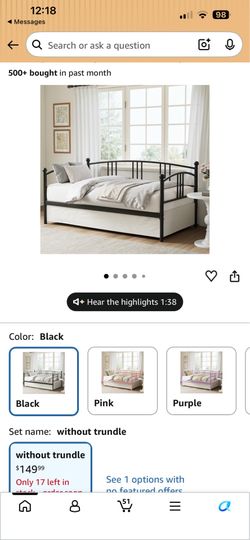 Twin daybed
