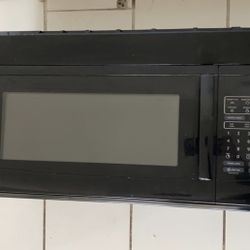 Black Over The Range Microwave