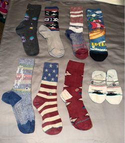 8 pairs of men’s Stance Men's Line Up Sock $15