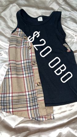 SHEIN Baby Girl Plaid Dress 12-18M