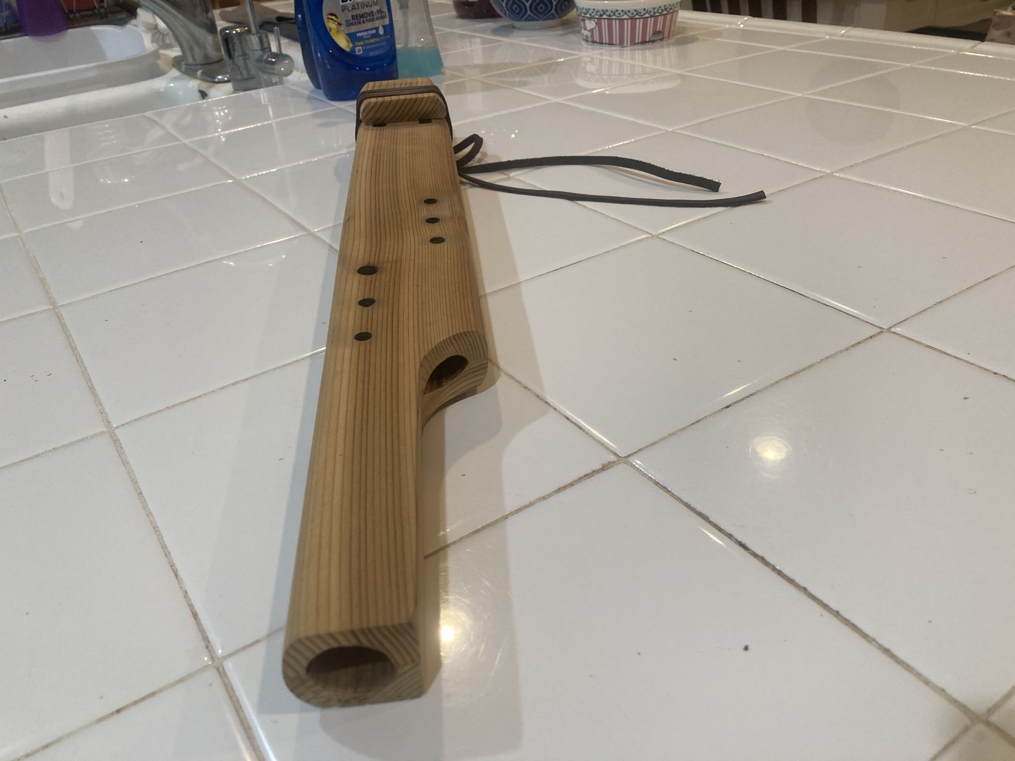 Blue Bear Flutes Aztec Drone Native American Flute