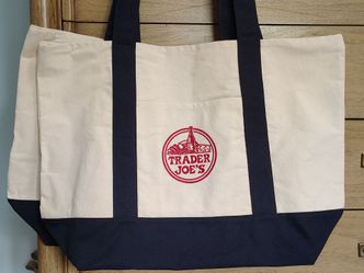 Large Trader Joe's Canvas Tote