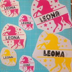 Name Decal Stickers (Any Size Or A Mix Bundle) Great For School/Camp Lunch Containers, Waterbottles