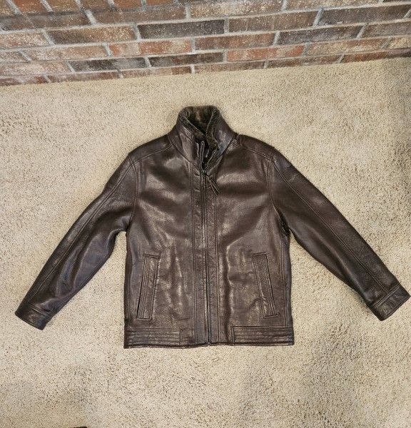 Vintage Andrew Mac 100% Leather Jacket
