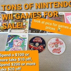 Nintendo Wii Games For Sale! Buy More Save More Promo!! Mario Kart Mario Party Zelda Pokemon Kirby Dreamland Wii Sports Resort Donkey Kong Sonic 