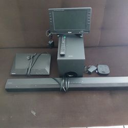 SONY sound Bar, Dvd, and a Portable Tv "Sopersonic", Roku Device. Everything Work Great.  30?? 