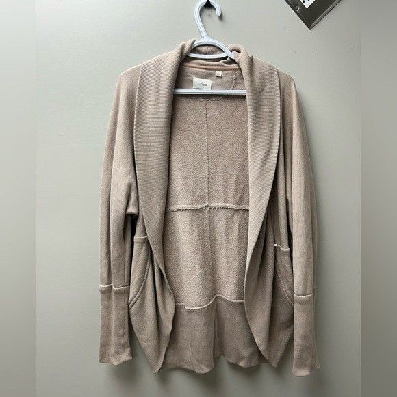 Wilfred Diderot Open Front Oversized Cocoon Cardigan