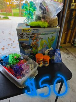 Tetra ColorFusion 3 Gallon Starter Kit Bundle