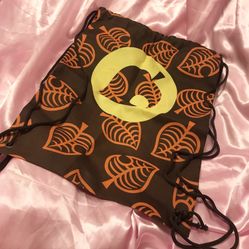 Nintendo Animal Crossing New Horizons Drawstring Backpack Bag CultureFly NWT