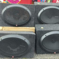 Two Rockford Fosgate Speakers