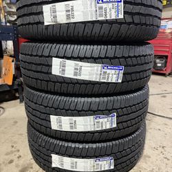 (4) - LT275/70/18 Michelin Defender LTX M/S2 Tires