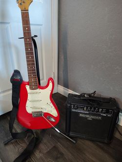 Guitar and amp