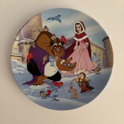 Beauty And The Beast Collectors Plate - New