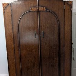Antique Art Deco Armoire