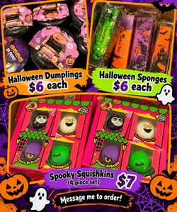 🎃 Halloween Dumplings Goodies for Sale! 👻