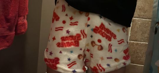 Burger Babies Fleece Pajama Shorts