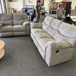 Ashley Reclining Sofa Set