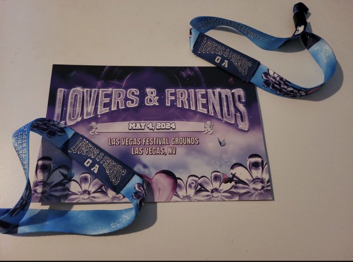 2 Lovers and Friends Tickets for 2024