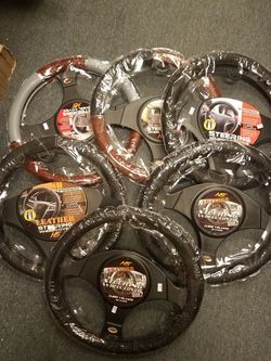 FIT ALL CAR -- 100 LEATHER -- NEW