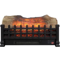 Electric log set fireplace