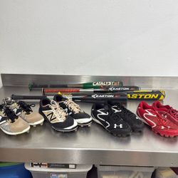 Youth Baseball Bats & Cleats