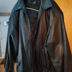 Men's Croft & Barrow Leather Jacket