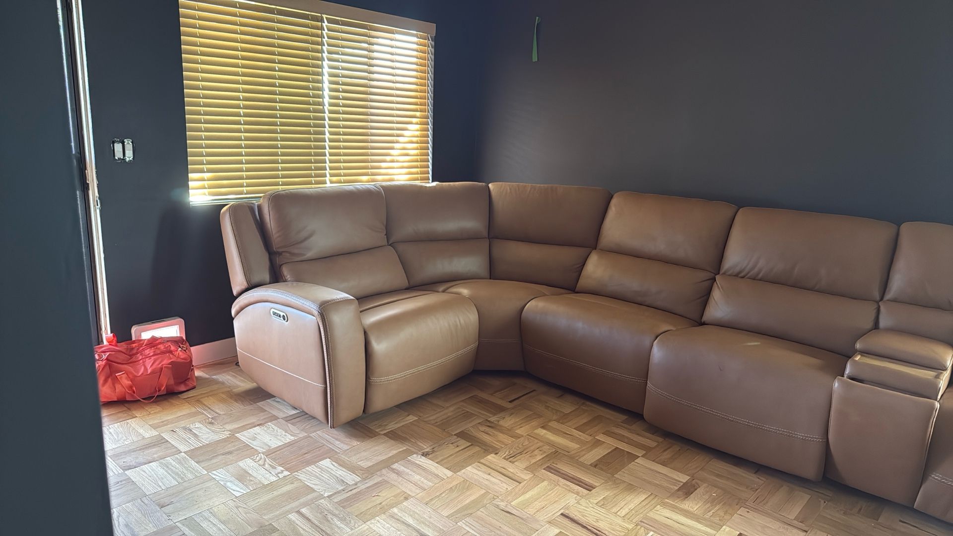 Leather Reclining Couch