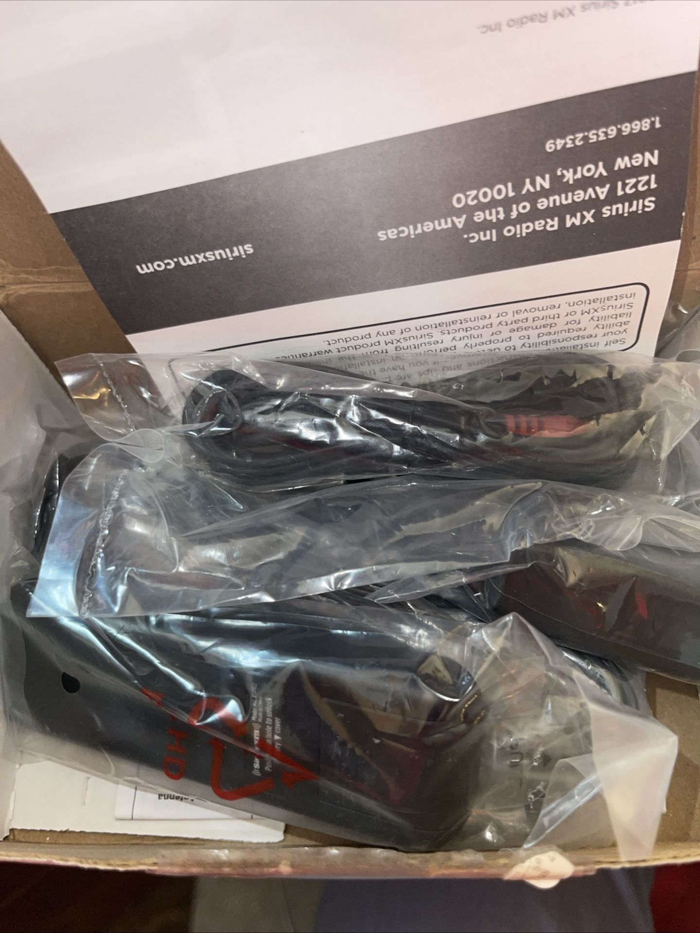 Sirius XM Satellite Radio Dock Play Vehicle Installation Kit Sealed Pkgs Inside