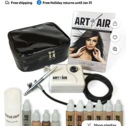 Art of Air Professional Airbrush Cosmetic Makeup System $35