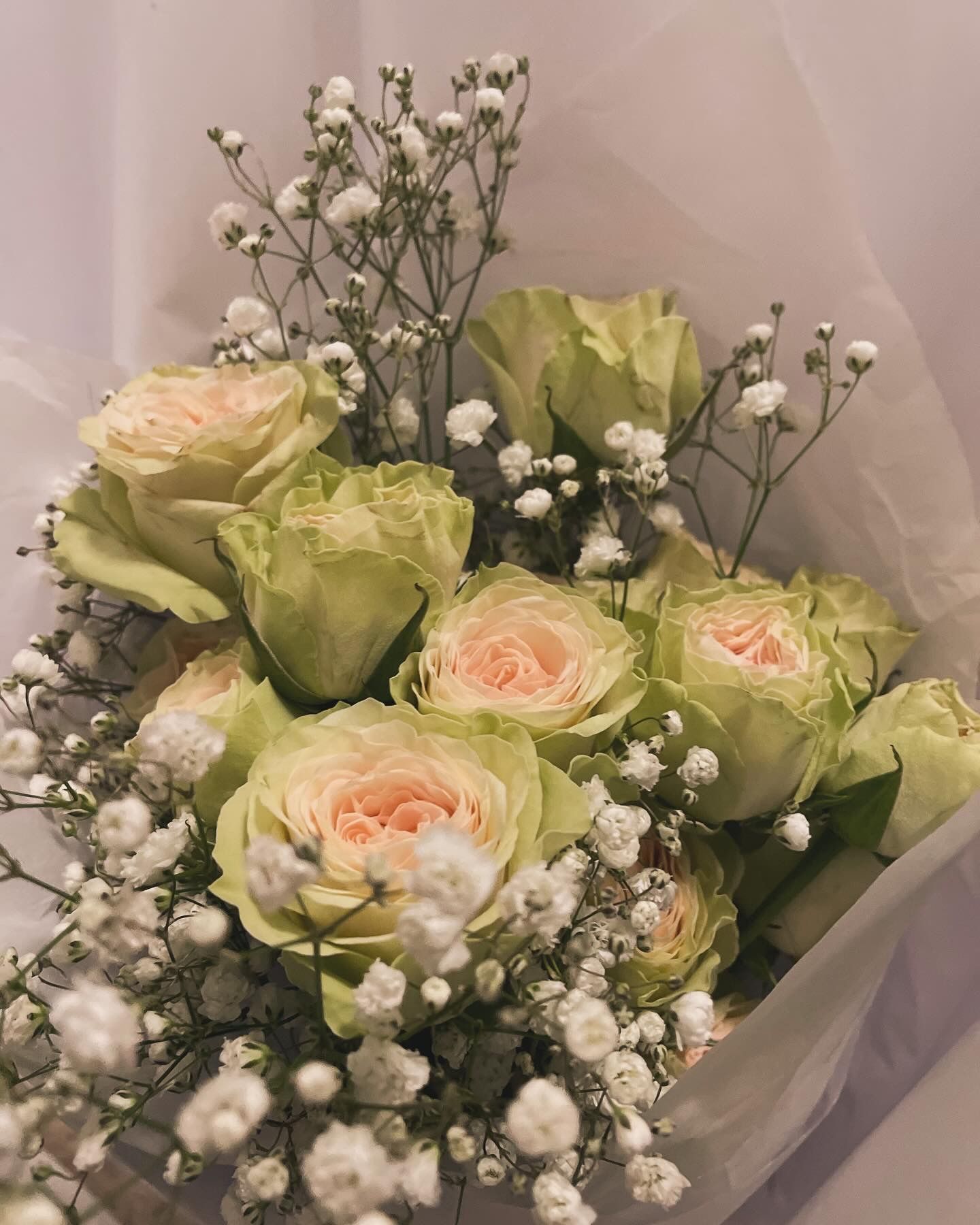 Roses And Baby’s Breath